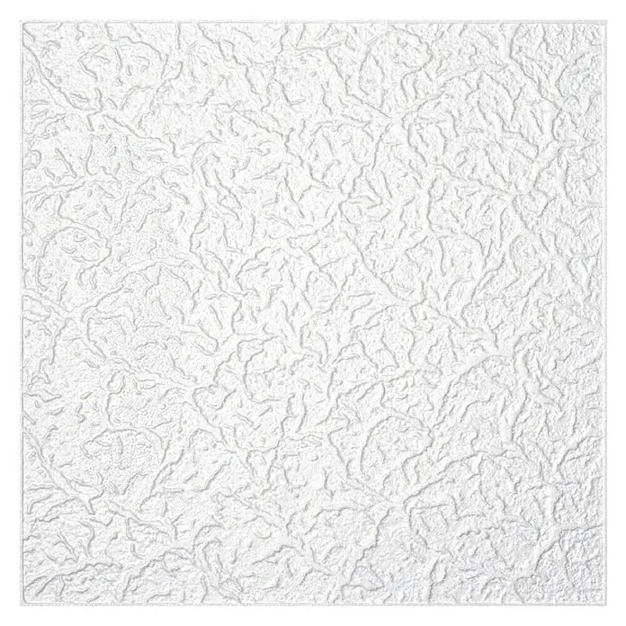 Deckenplatte D 82 - 50 x 50 cm, Weiß, 2 m², Polystyrol geschäumt - Detailaufnahme