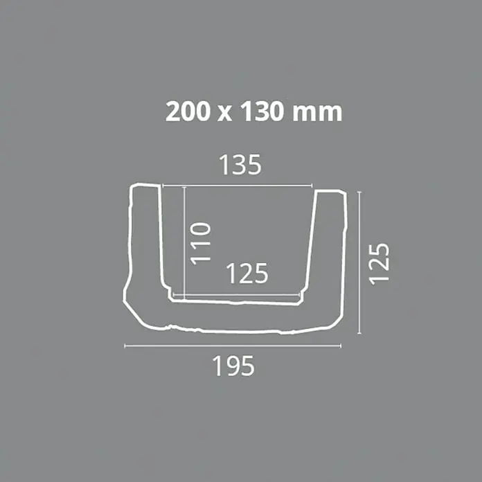Dekoelement - Konsole, Weiß, 17,5 x 19 x 21,5 cm