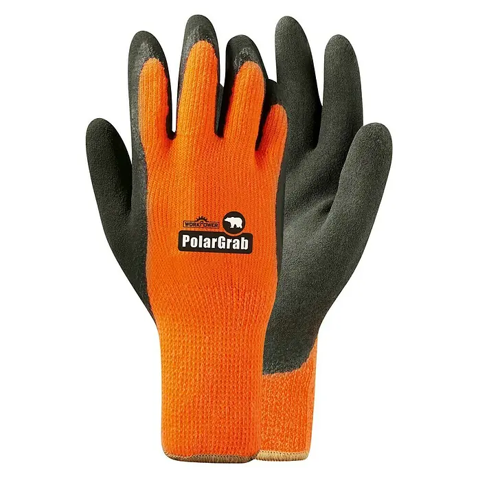 Scheibler Arbeitshandschuhe Workpower Polargrab - 9, Orange - Ansicht von oben