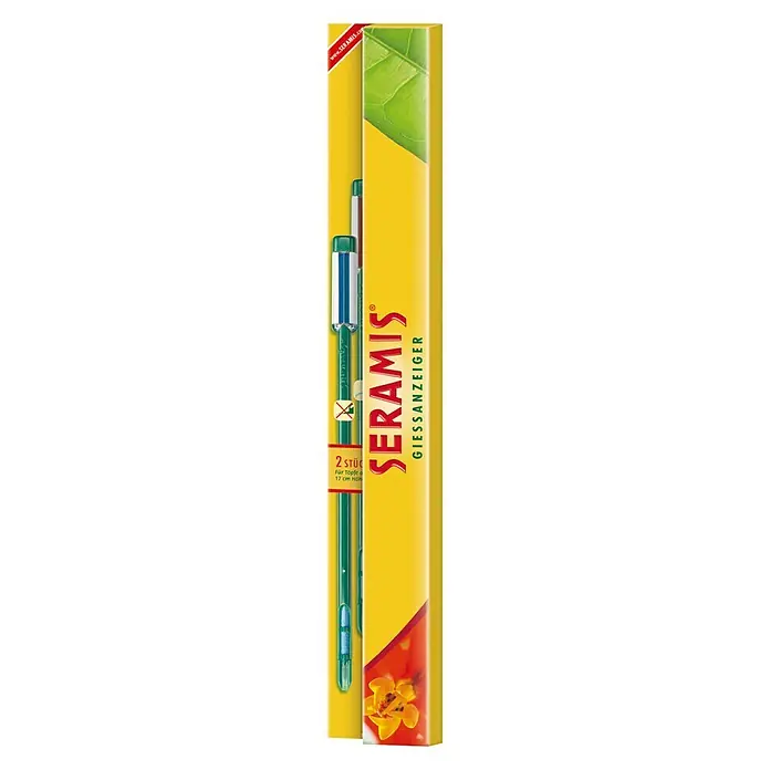 Seramis Gießanzeiger Indoor - Topfhöhe über 16 cm, 2 Stk. - Diagonale Ansicht