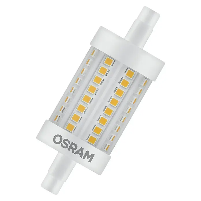 Osram Star Ledlamp R7S 60 - 7 W, R7s, Lichtkleur: Warm wit, Niet dimbaar, Kolf - Diagonaal zicht
