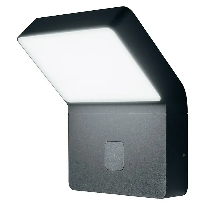 Ledvance LED-Außenstrahler - 12 W, L x B x H: 118 x 17,6 x 21,2 cm, Aluminum, IP44 - Diagonale Ansicht
