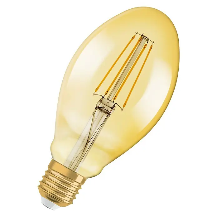 Osram Vintage 1906 LED-Leuchtmittel Oval - 5 W, E27, 420 lm - Diagonale Ansicht