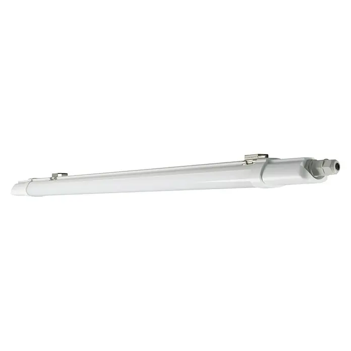 Ledvance LED-Feuchtraum-Lichtleiste Submarine Slim - 18 W, Länge: 124,5 cm, Neutralweiß, IP65 - Diagonale Ansicht