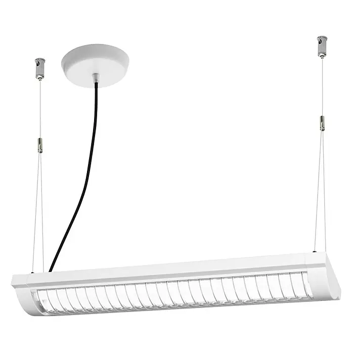 Ledvance LED-Deckenleuchte Office Line - L x B x H: 59,5 x 13,4 x 4,6 cm, Kaltweiß - Diagonale Ansicht