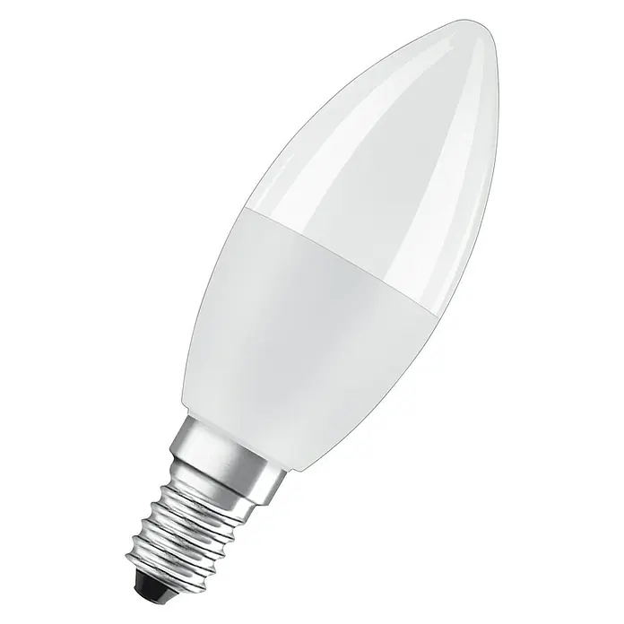 Osram Star LED-Leuchtmittel CLB40 - E14, 5,5 W, B35, 250 lm, RGBW - Diagonale Ansicht