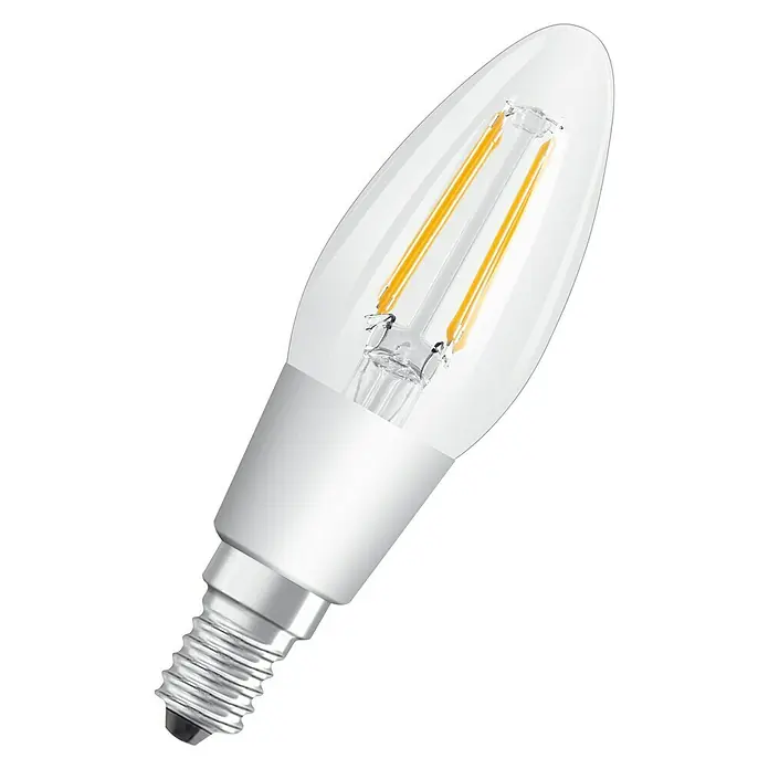 Osram Superstar Ledlamp Classic B 40 Glowdim - E14, 4,5 W, 470 lm, Warm wit, Dimbaar - Diagonaal zicht