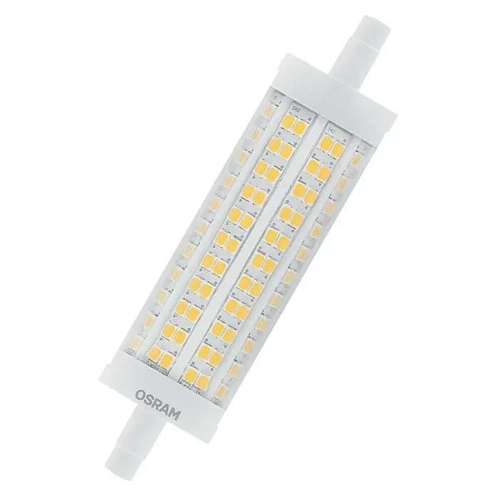 Osram Star Bombilla LED R7S - 17,5 W, R7s, 2.452 lm, Blanco cálido, No regulable - Vista angular