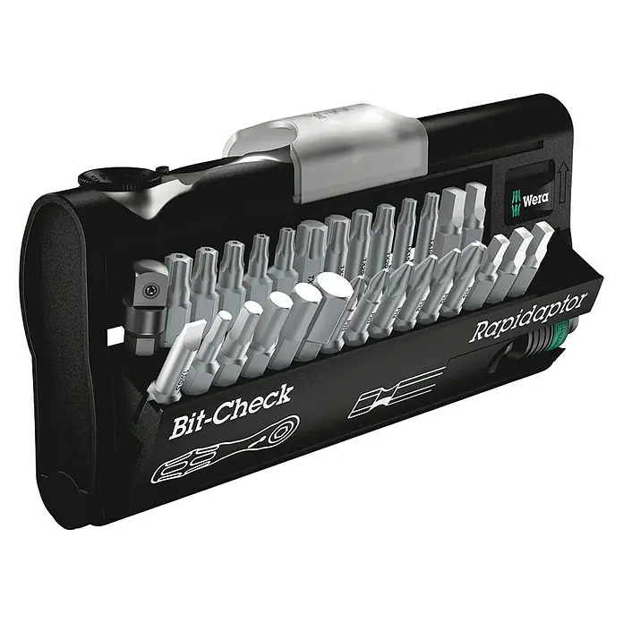 Wera Zyklop Bit-Set Bit-Check 30 Zyklop Mini 2 - 31 -tlg. - Diagonale Ansicht