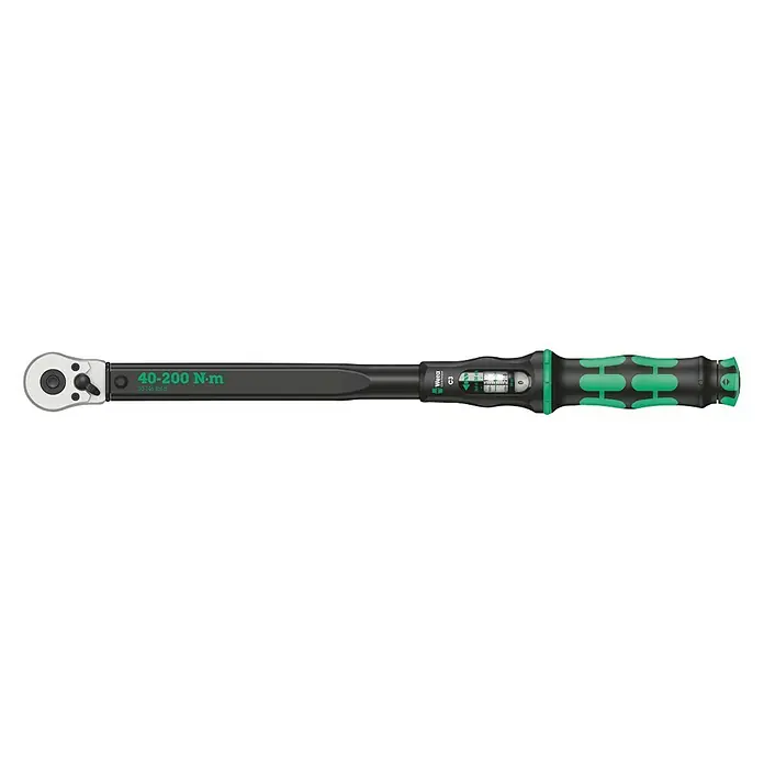 Wera Drehmomentschlüssel Click-Torque C 3 - Antriebsgröße: ½″ Vierkant, Einstellungsbereich: 40 - 200 Nm - Ansicht von oben