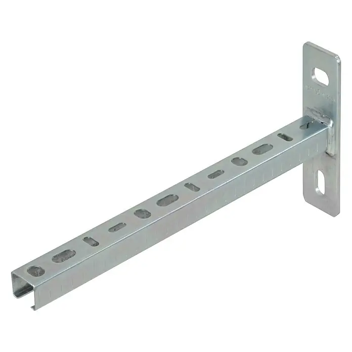 UBB Schienenkonsole - Profil: 38/40, Länge: 440 mm - Diagonale Ansicht