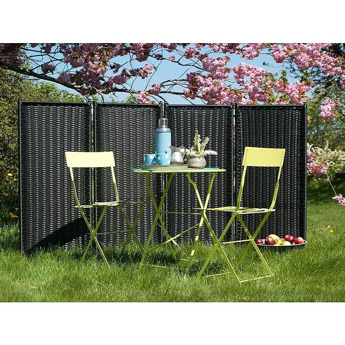 Plus Paravent - B x H: 235 x 120 cm, Schwarz - Stimmungsaufnahme