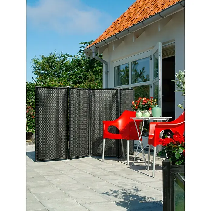 Plus Paravent - B x H: 235 x 120 cm, Schwarz - Stimmungsaufnahme