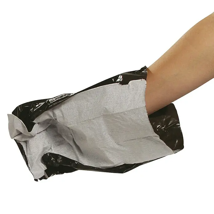 Karlie Bolsa de excrementos de perro Veloz - Negro, Nylon, 2 x 8 uds. - Producto en uso