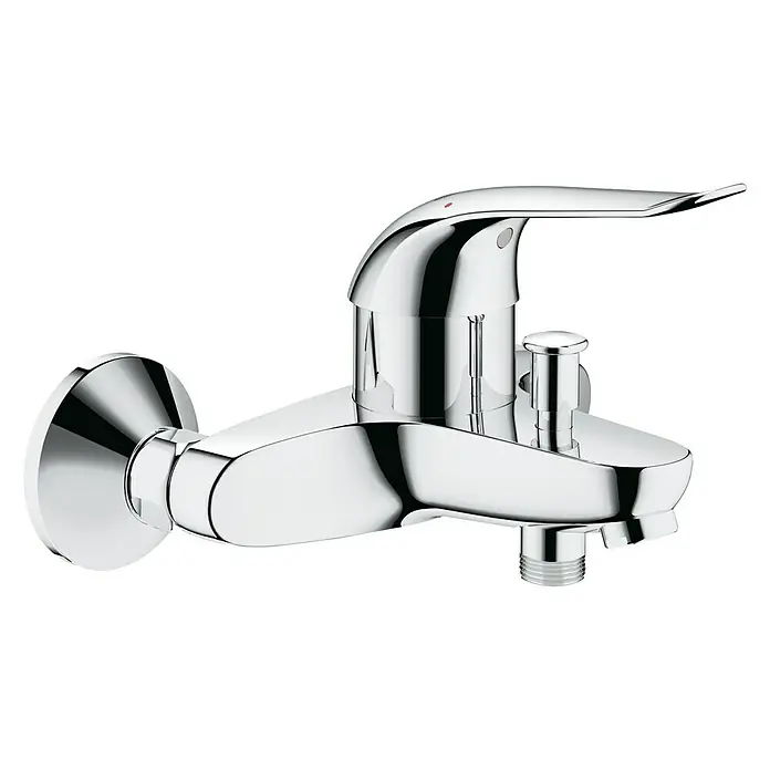 Grohe Euroeco Special Badewannenarmatur - Chrom, Glänzend - Diagonale Ansicht