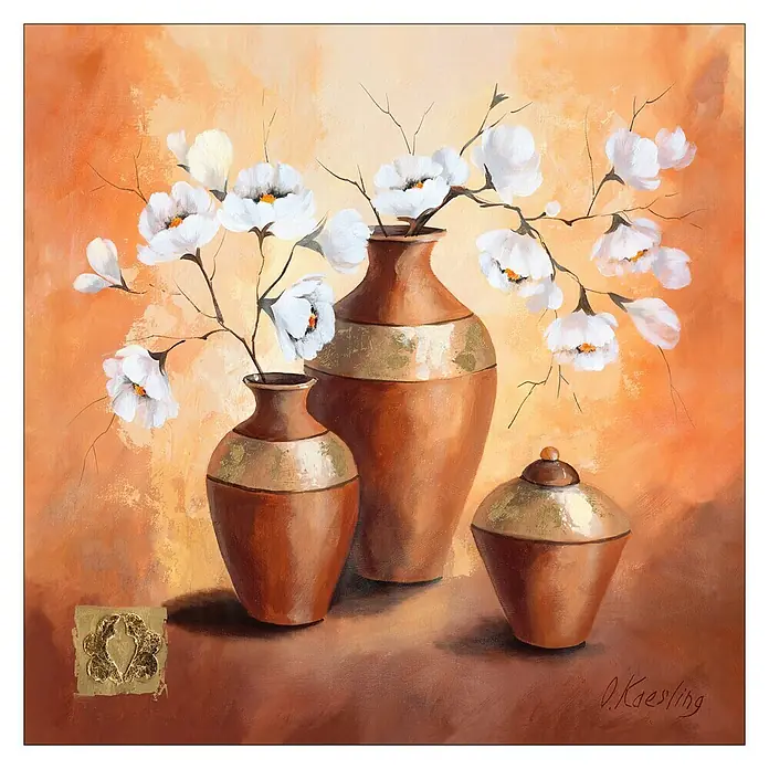 ProArt Leinwandbild - Gold Shining II, B x H: 30 x 30 cm - Vorderansicht