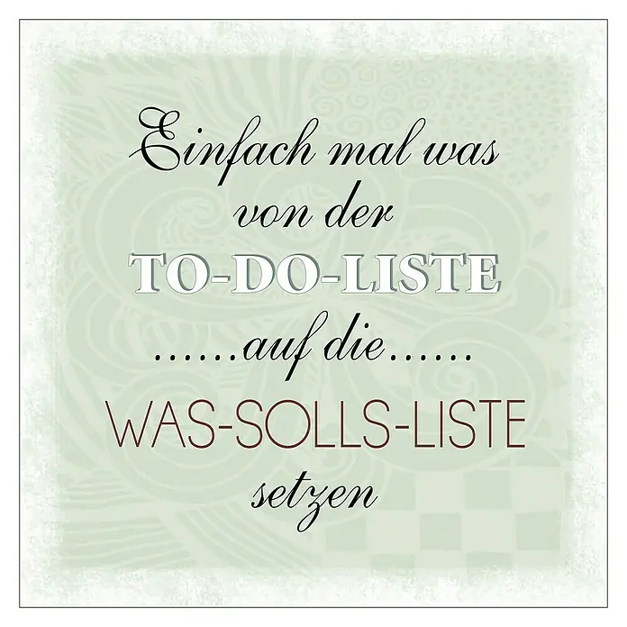 ProArt Decopanel - To Do Liste, B x H: 30 x 30 cm - Vorderansicht