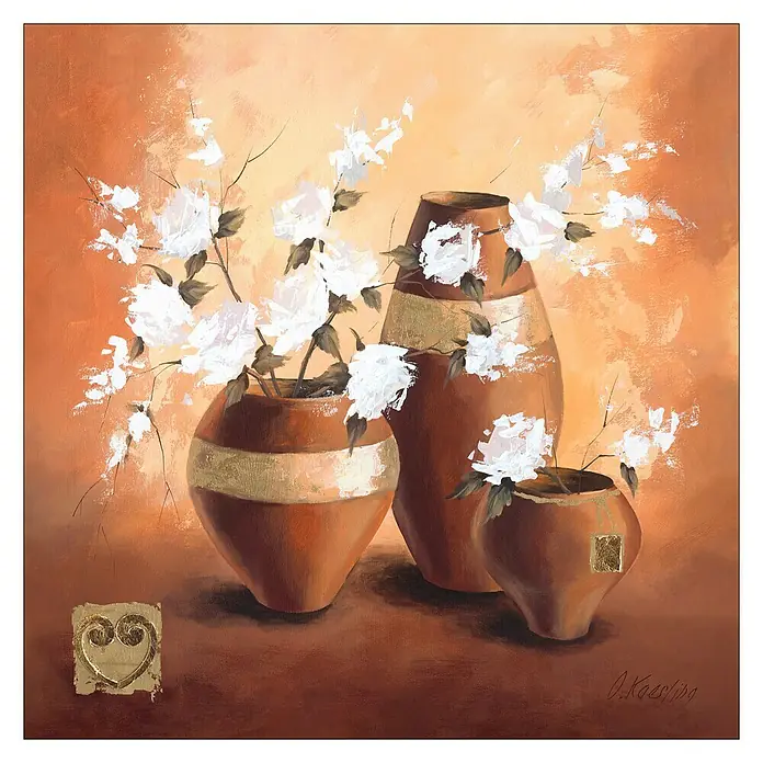 ProArt Leinwandbild - Gold Shining I, B x H: 30 x 30 cm - Vorderansicht