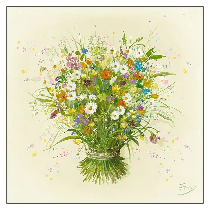 ProArt Leinwandbild - Flower I, B x H: 30 x 30 cm - Vorderansicht