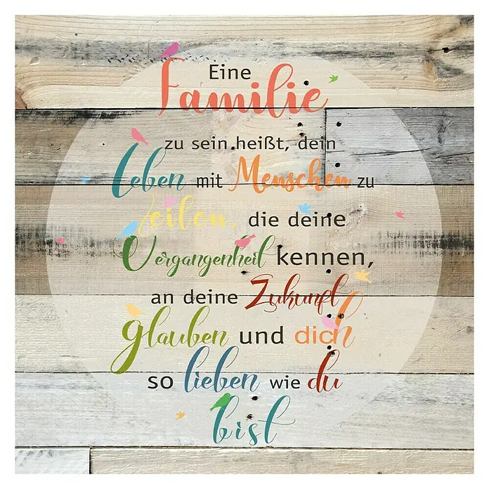 ProArt Decopanel - Familie, B x H: 30 x 30 cm - Vorderansicht