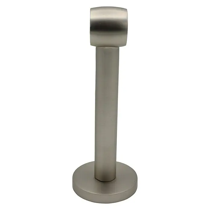 Expo Ambiente Träger Noble - Edelstahloptik, Geeignet für: Gardinenstangen Ø 20 mm, 13,5 cm - Linke Seitenansicht