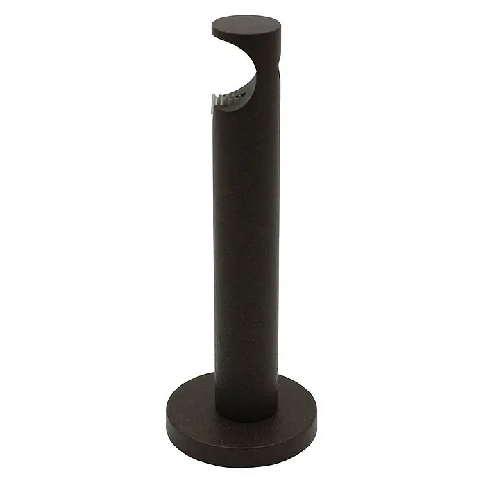Expo Ambiente Träger Function - Rost, Geeignet für: Gardinenstangen Ø 20 mm, 13,1 cm - Linke Seitenansicht