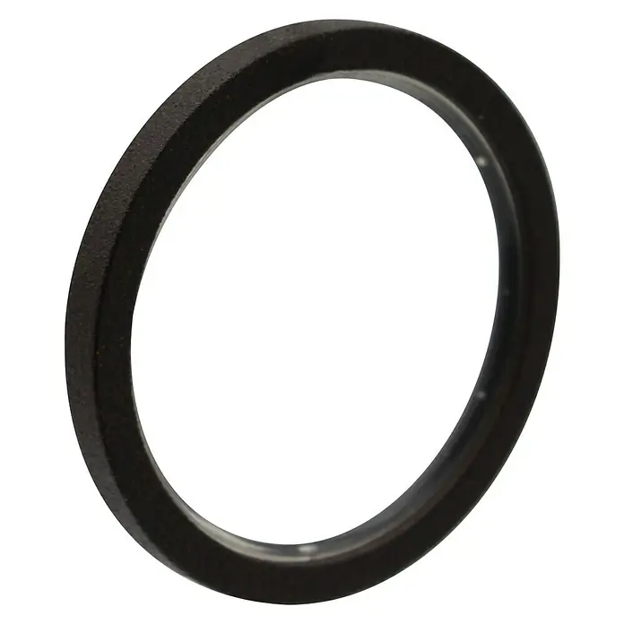 Expo Ambiente Flachring - Rost, Geeignet für: Gardinenstangen Ø 20 mm, 10 Stk. - Diagonale Ansicht
