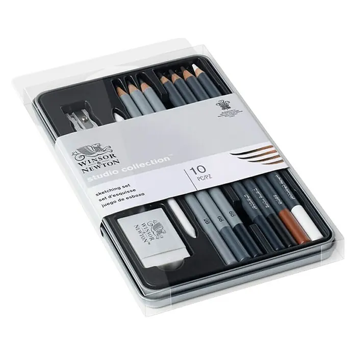 Winsor & Newton Set olovki za crtanje Sketch - 10 -dij. - Dijagonalni pogled