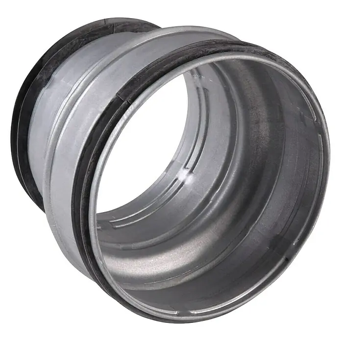 Air-Circle Wickelfalzrohr-Reduzierung - Durchmesser: 150 mm - 125 mm, Stahl - Diagonale Ansicht
