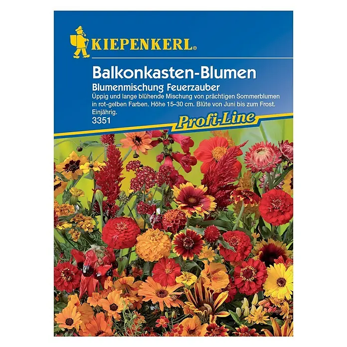Kiepenkerl Profi-Line Blumensamen Feuerzauber - Verschiedene Sorten, Mehrfarbig - Vorderansicht