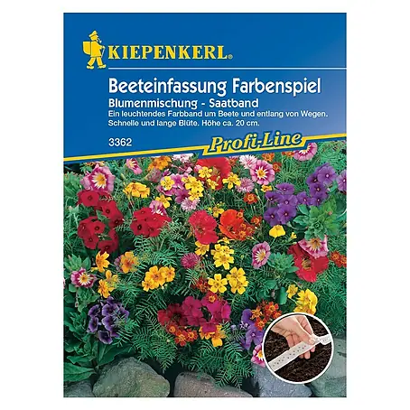 Kiepenkerl  Blumensamen Beeteinfassung Farbenspiel