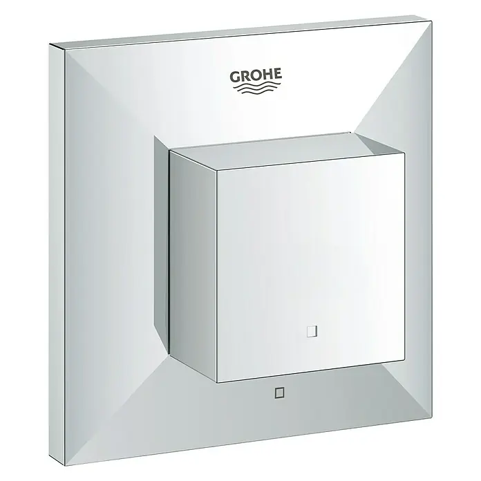 Grohe Allure Brilliant Unterputzventil - Chrom, Messing, Glänzend - Diagonale Ansicht