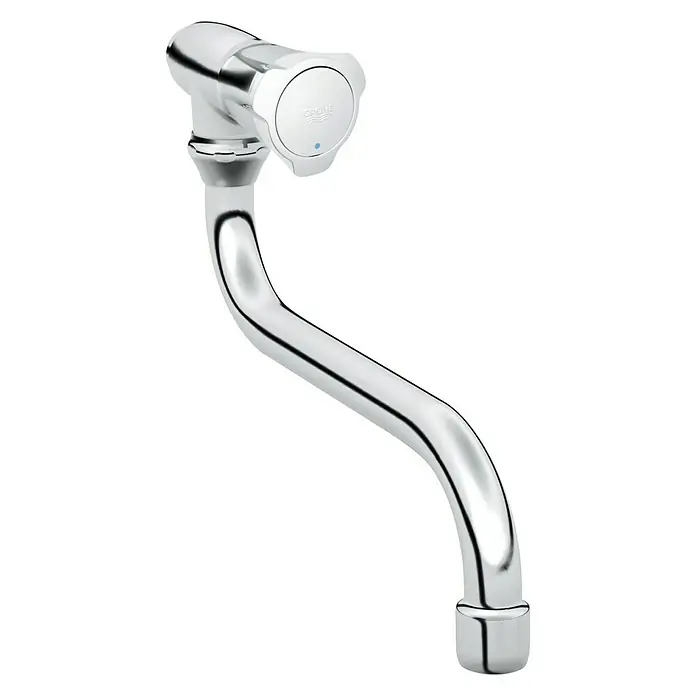 Grohe Kaltwasser-Wandventil Costa L - Chrom, Glänzend - Diagonale Ansicht