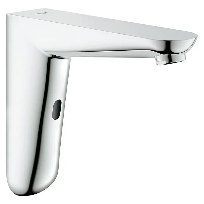 Grohe Euroeco CT Wand-Waschtischarmatur - Infrarot-Elektronik, Chrom, Glänzend, Ausladung: 170 mm - Diagonale Ansicht