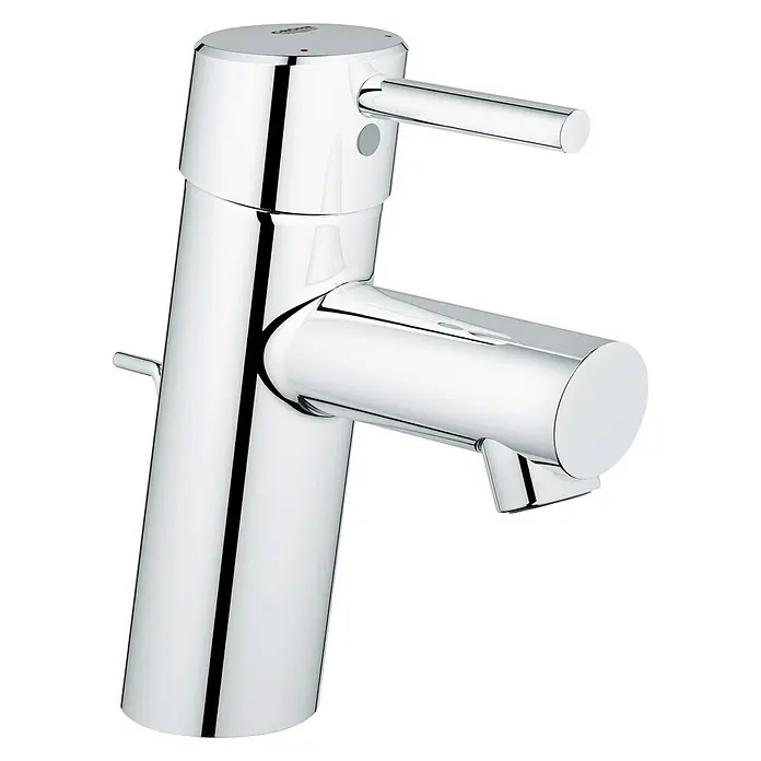 Grohe Concetto Waschtischarmatur S-Size - Mit Zugstange, Chrom - Diagonale Ansicht