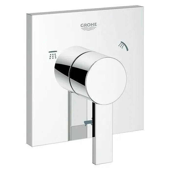 Grohe Allure UP-Brausearmatur - Chrom, Glänzend - Diagonale Ansicht