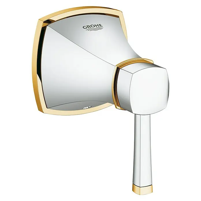 Grohe Grandera Unterputzventil - Chrom/Gold, Glänzend - Diagonale Ansicht