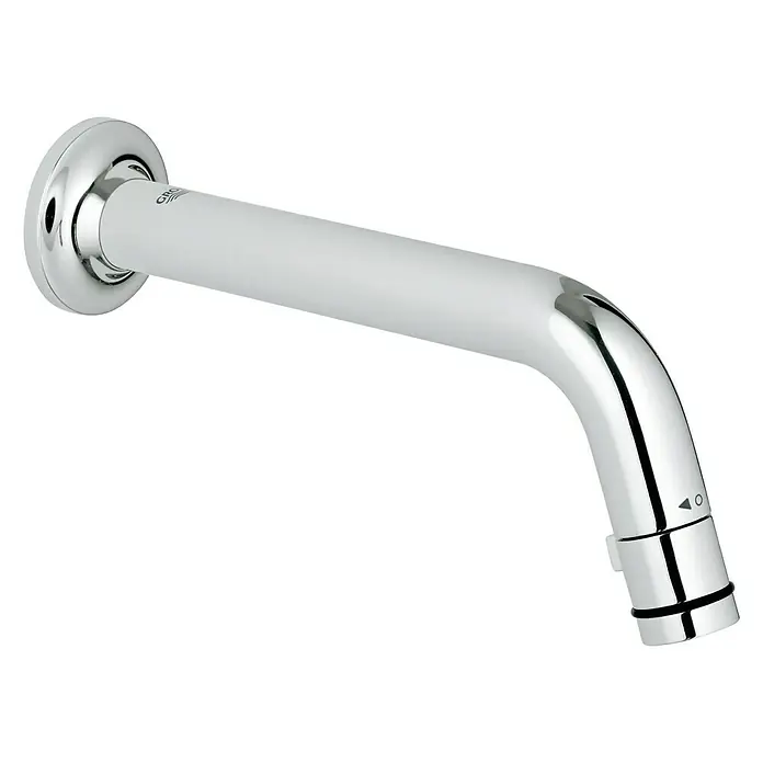 Grohe Wand-Waschtischarmatur Universal - Chrom, Glänzend, Ausladung Armatur: 185 mm - Diagonale Ansicht