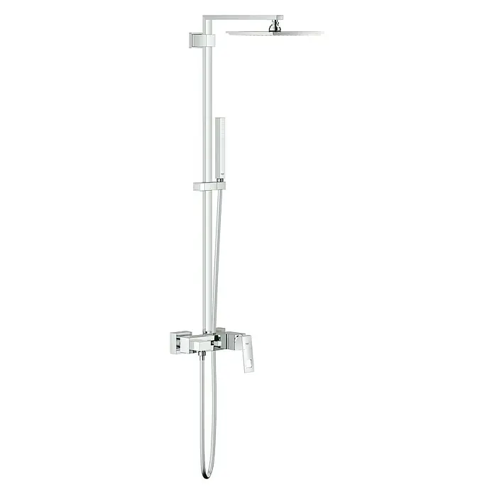 Grohe Euphoria Cube Duschsystem XXL 230 - Mit Einhebelmischer, Lochabstand: 101,1 cm, Anzahl Strahlarten: 1 Stk., Chrom - Diagonale Ansicht