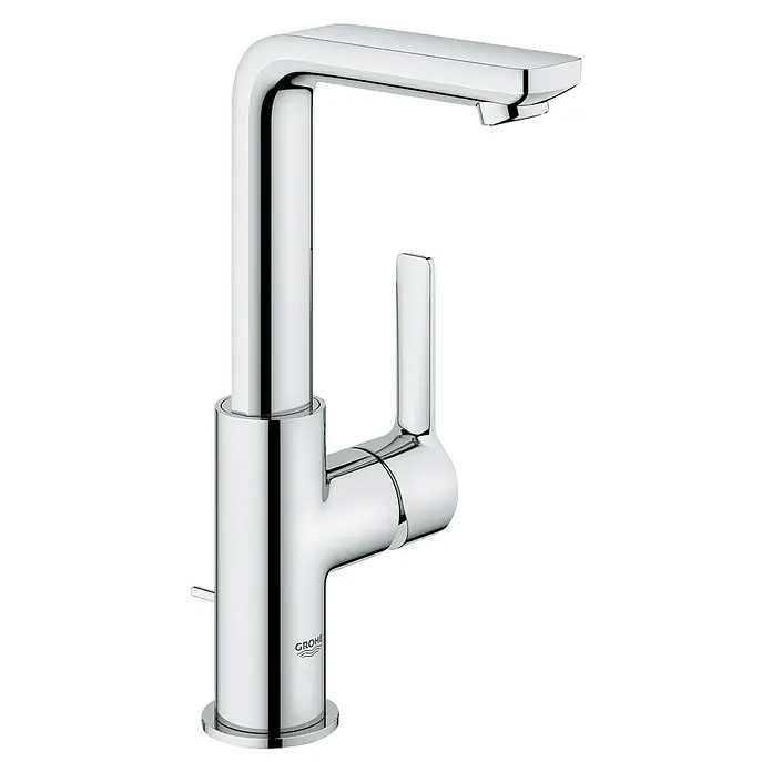 Grohe Lineare Waschtischarmatur L-Size - Chrom, Glänzend - Diagonale Ansicht