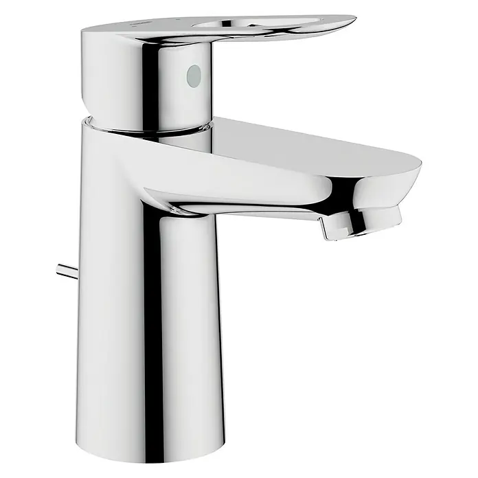 Grohe BauLoop Wastafelkraan S - Chroom - Diagonaal zicht