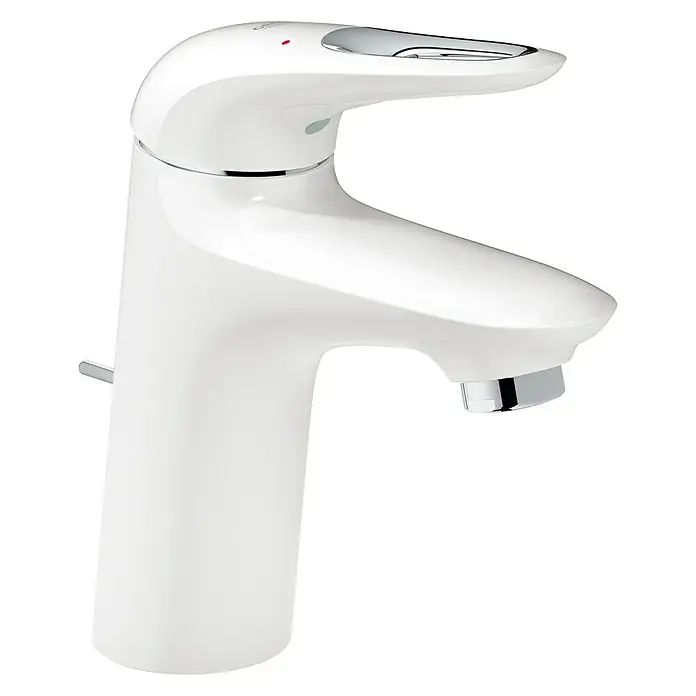 Grohe Eurostyle Cosmopolitan Waschtischarmatur S-Size - Weiß - Diagonale Ansicht
