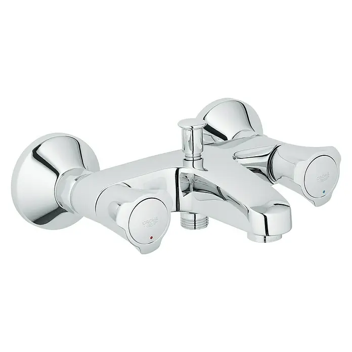 Grohe Costa Badewannenarmatur - Chrom, Glänzend - Diagonale Ansicht