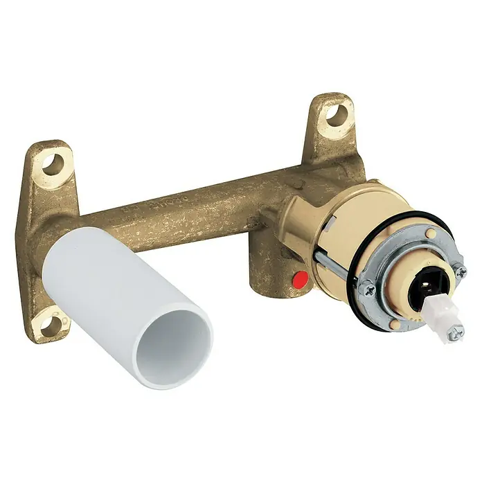 Grohe Unterputzsystem - ½″, Einbautiefe: 45 mm - 75 mm, Weiß/Gold - Diagonale Ansicht