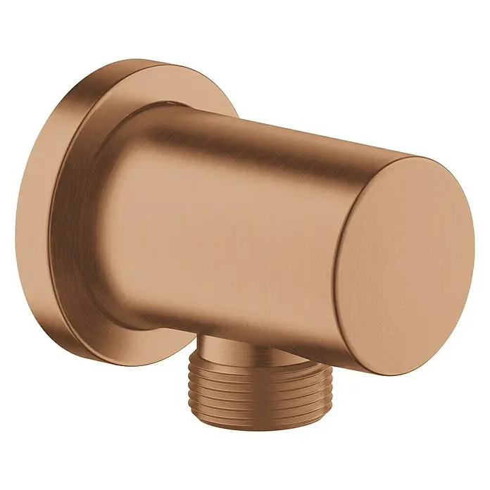 Grohe Brauseanschluss Rainshower - ½″, Warm Sunset gebürstet - Diagonale Ansicht