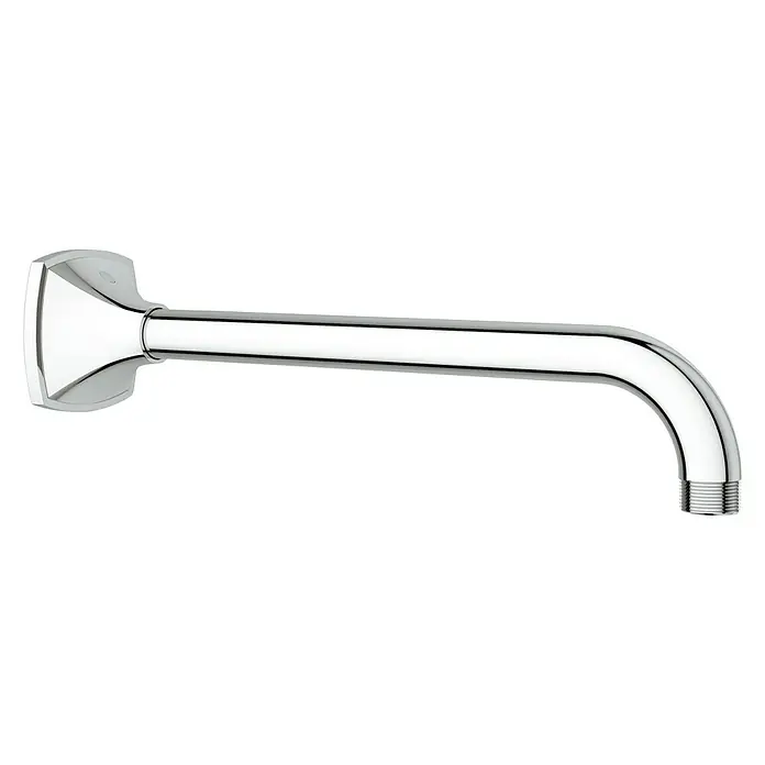 Grohe Grandera Brausearm - Länge: 28,5 cm, ½″, Eckig - Diagonale Ansicht