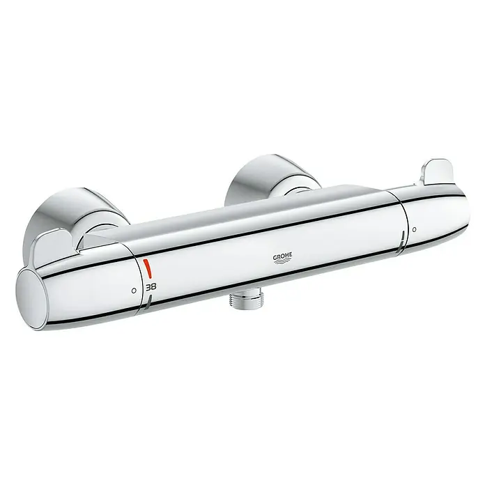 Grohe Grohtherm Special Brausethermostat Typ 1 - Chrom, Glänzend - Diagonale Ansicht