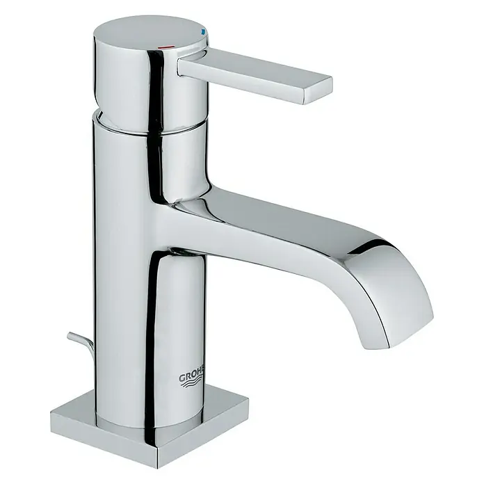 Grohe Allure Waschtischarmatur M-Size - Chrom, Glänzend - Diagonale Ansicht