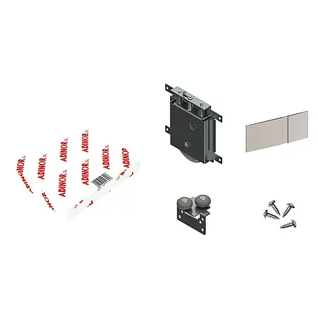 Herrajes para puerta corredera de armarios