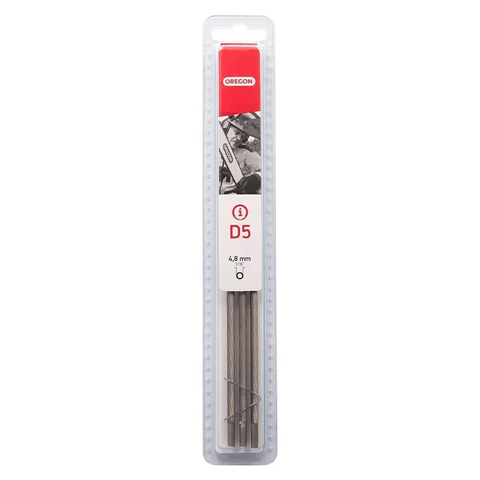 Oregon Sägekettenfeile Q70508 - 3 Stk., Durchmesser: 4,8 mm - Vorderansicht